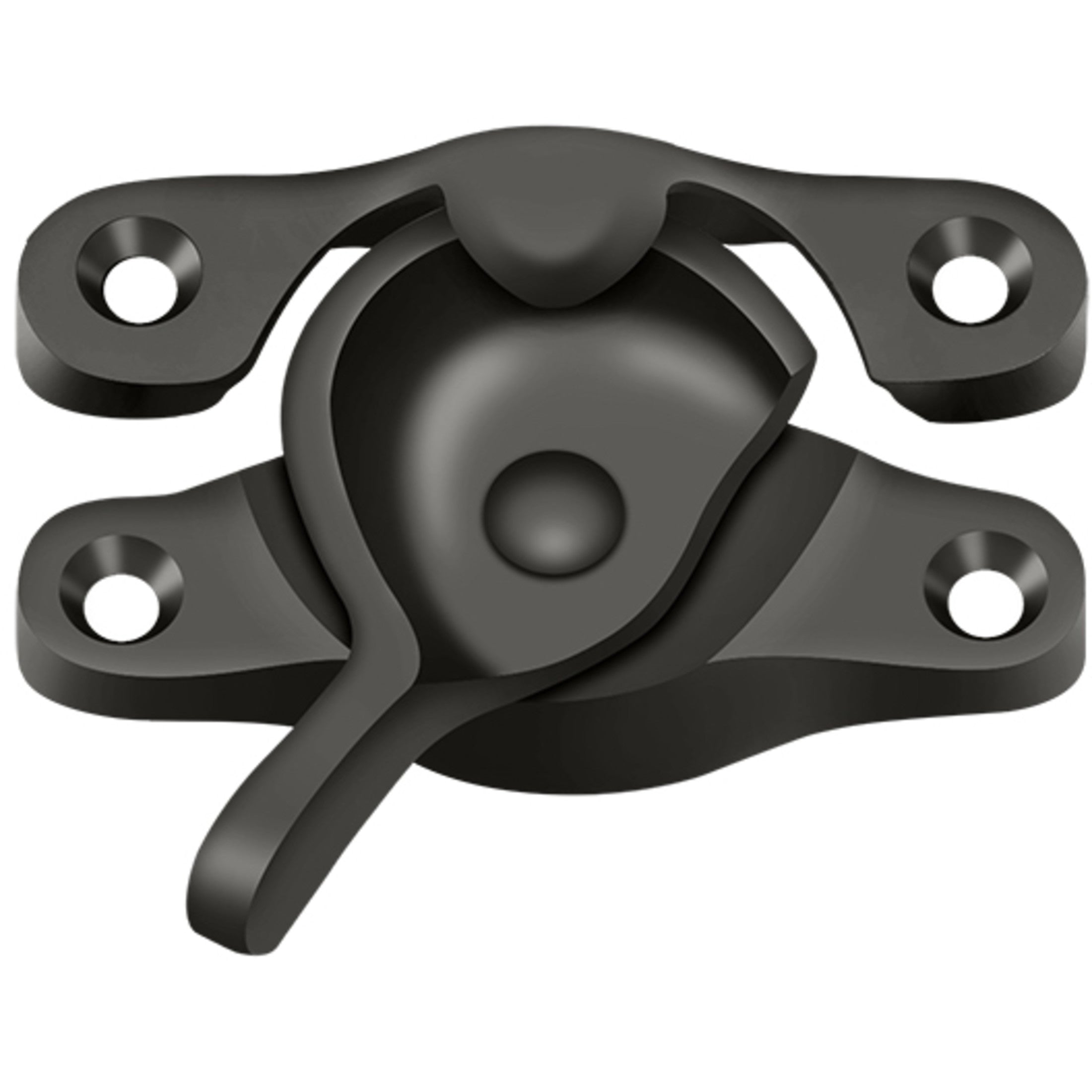 Deltana WL07U10B 1" x 2-5/8" Window Sash Lock - Oil-Rubbed Bronze