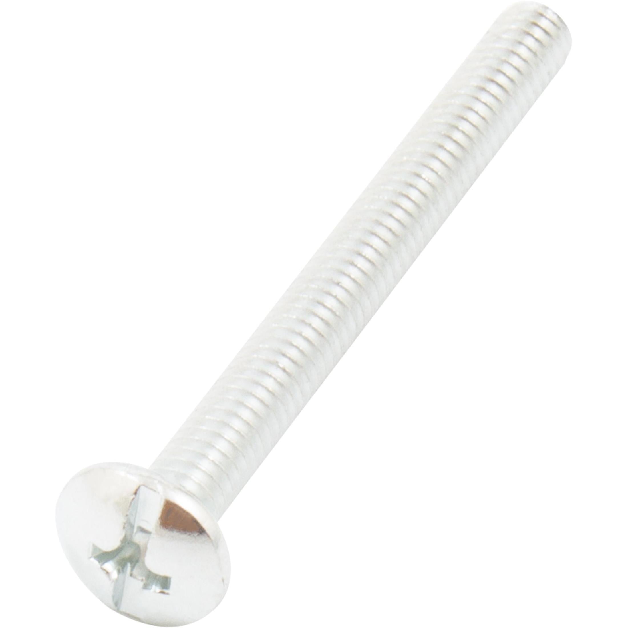 Truss Head Cabinet Knob Screws, 100-Pack, Zinc-Plated