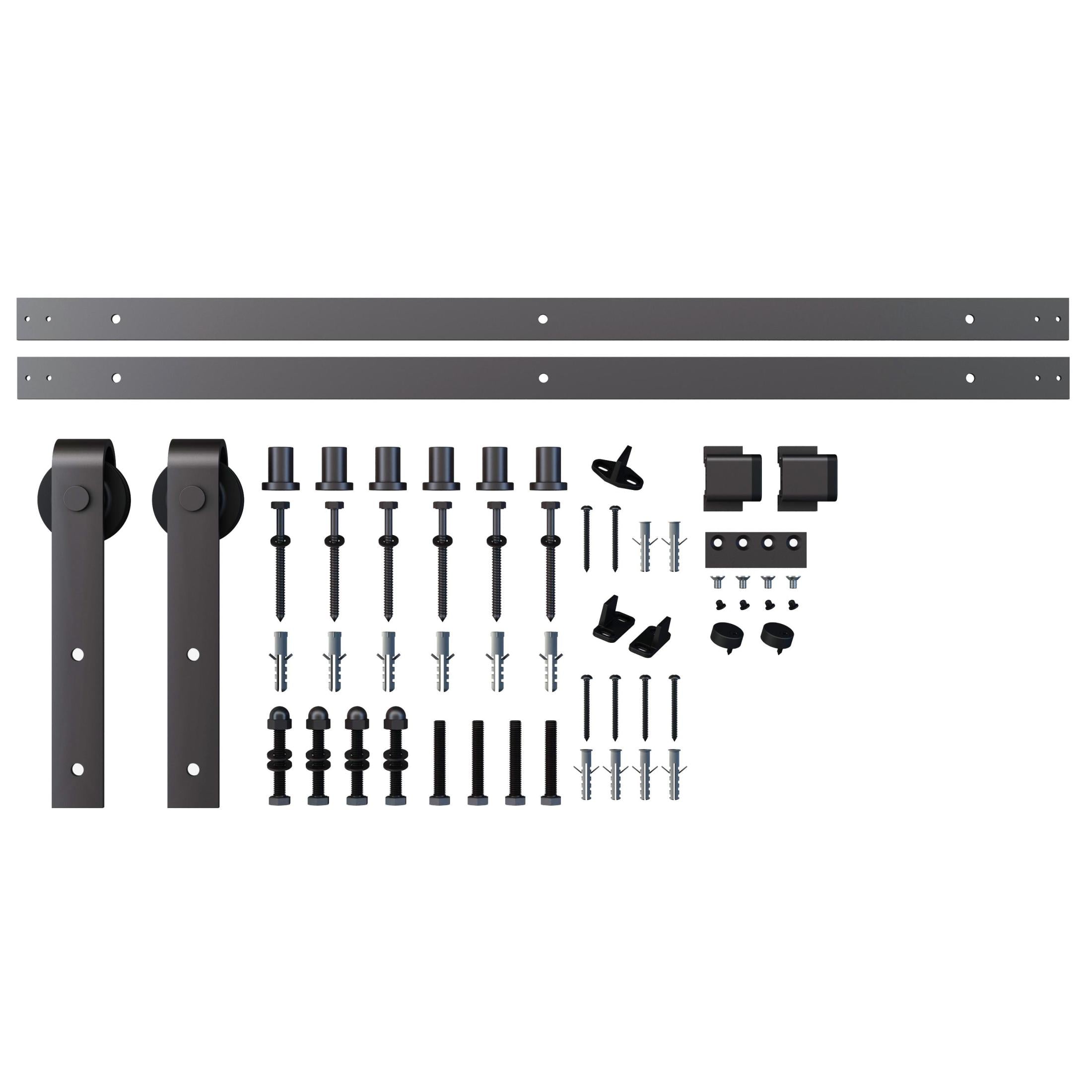 Barn Strap Style Sliding Door Hardware Set