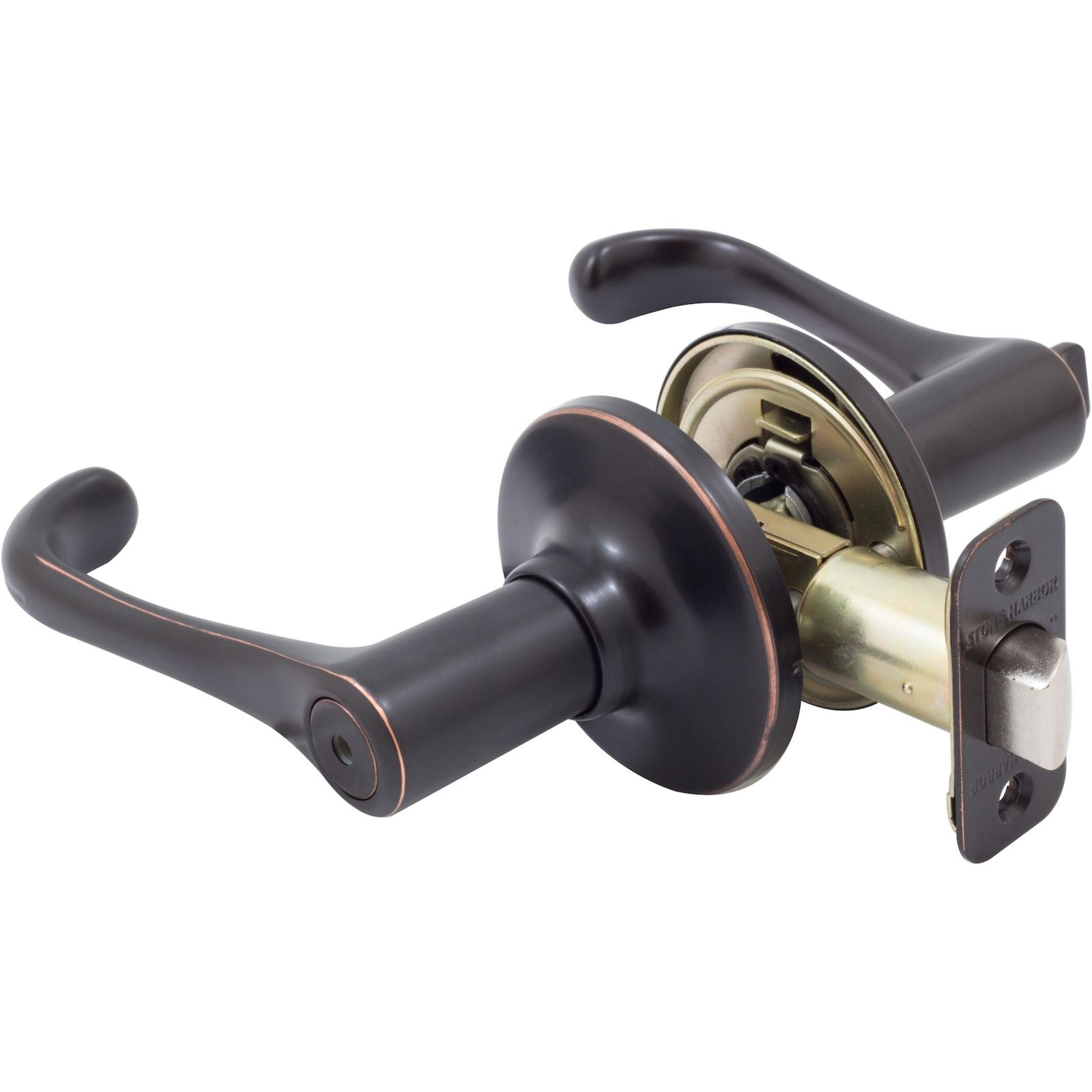 Memphis Door Lever Vintage Bronze