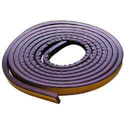 02550 - All-Climate EPDM Rubber Weatherstrip, 17 Feet, Brown