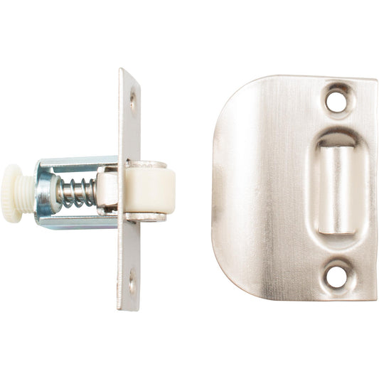 Stone Harbor Hardware Roller Catch, 2-1/4" x 7/8", Satin Nickel