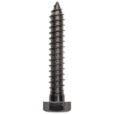 National Hardware - V1863 1/2" x 3" Hex Lag Screws 4/pk - Black