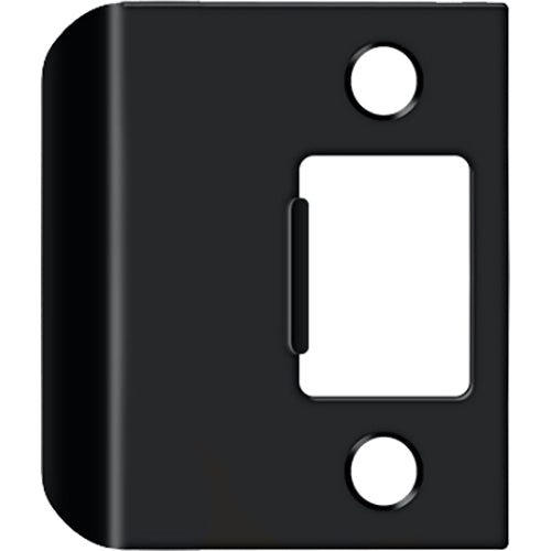 SPE200U19 2-1/4" x 1-1/2" (2" OAL) SC Extended Lip Strike - Matte Black