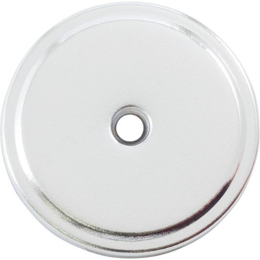 Stone Harbor Hardware Bi-Fold Closet Door Knob Backplate, 1-3/4 Inches, Polished Chrome