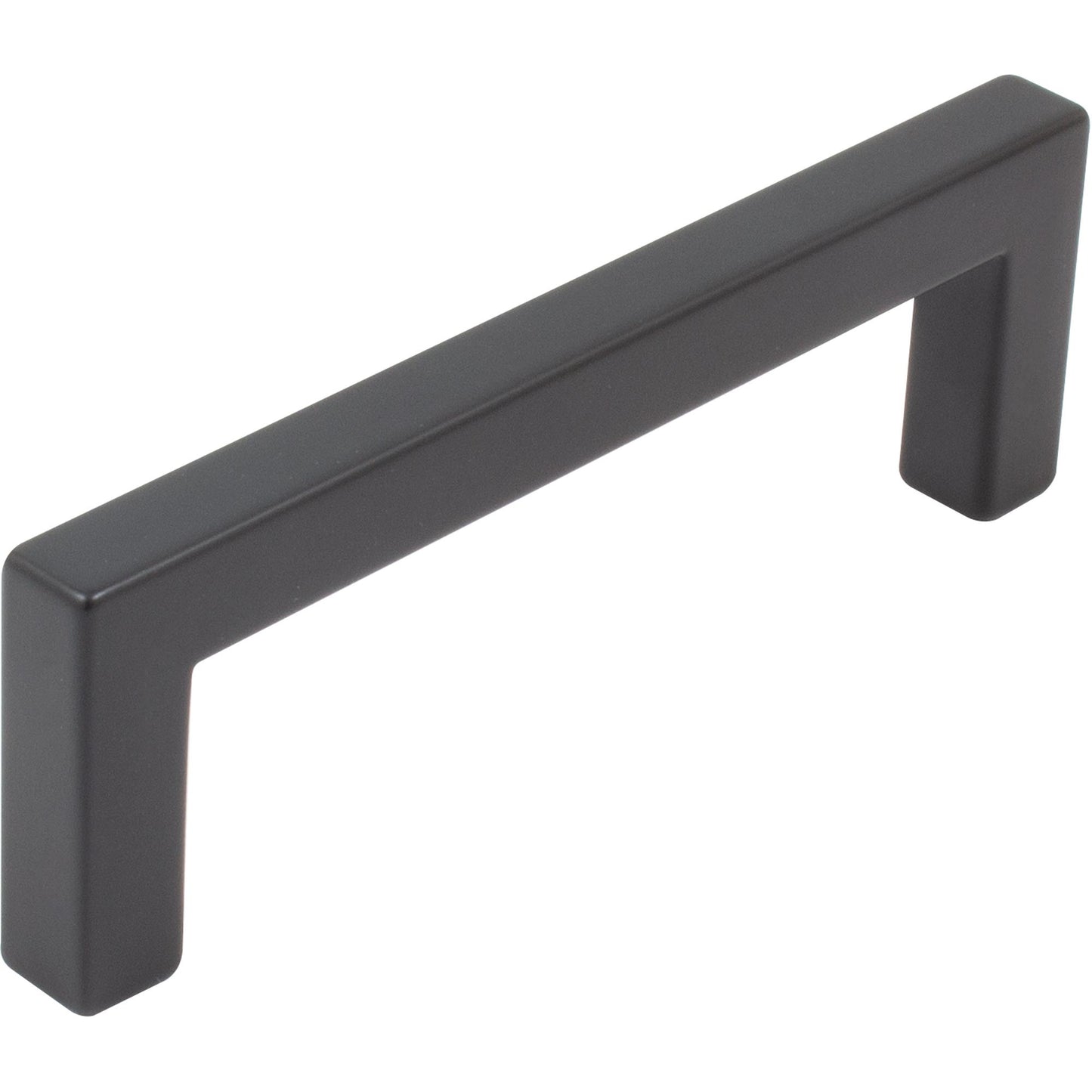 Stone Harbor Hardware Contemporary Square Cabinet Pull, 96 Millimeters, Zinc Base Material, Matte Black