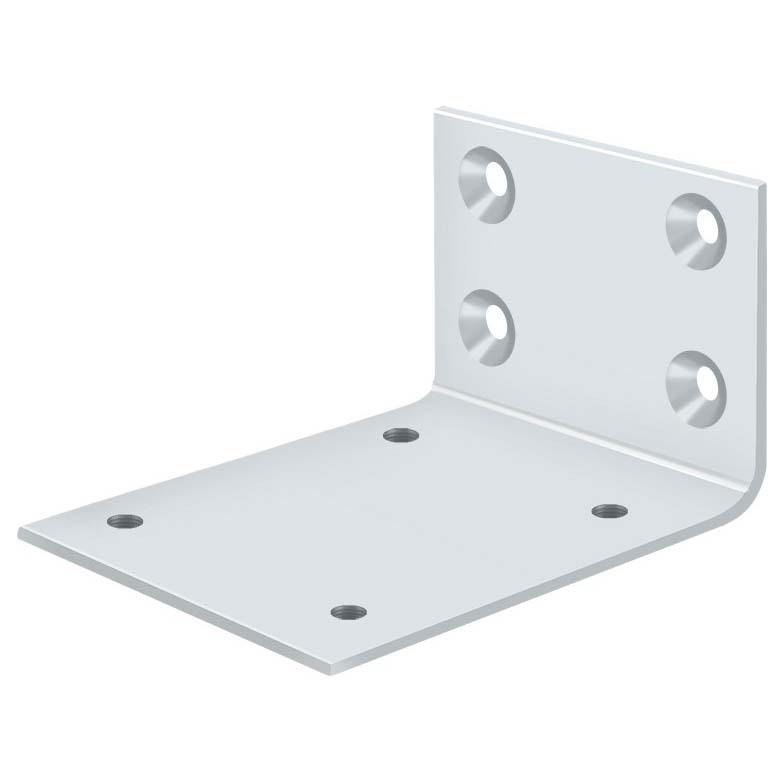 Deltana JB-DASH95U26D Jamb Bracket for Double Acting Floor Hinge - Satin Chrome