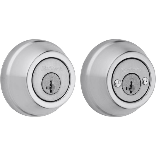 785 26D SMT 6AL STRKP K3 2-Cyl Deadbolt - Satin Chrome