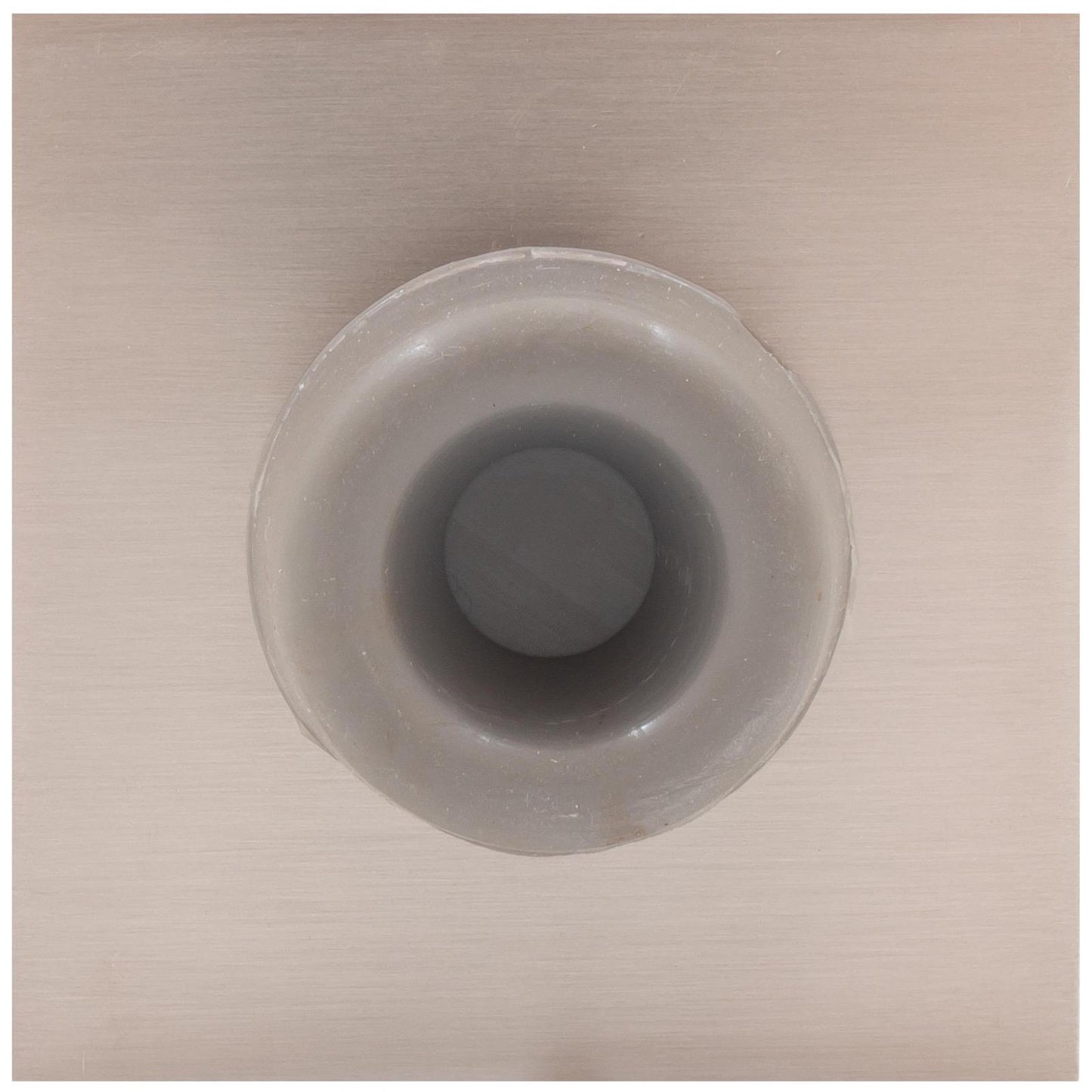 Stone Harbor Hardware Contemporary Square Wall Door Stop, 2-1/4 Inches, Satin Nickel