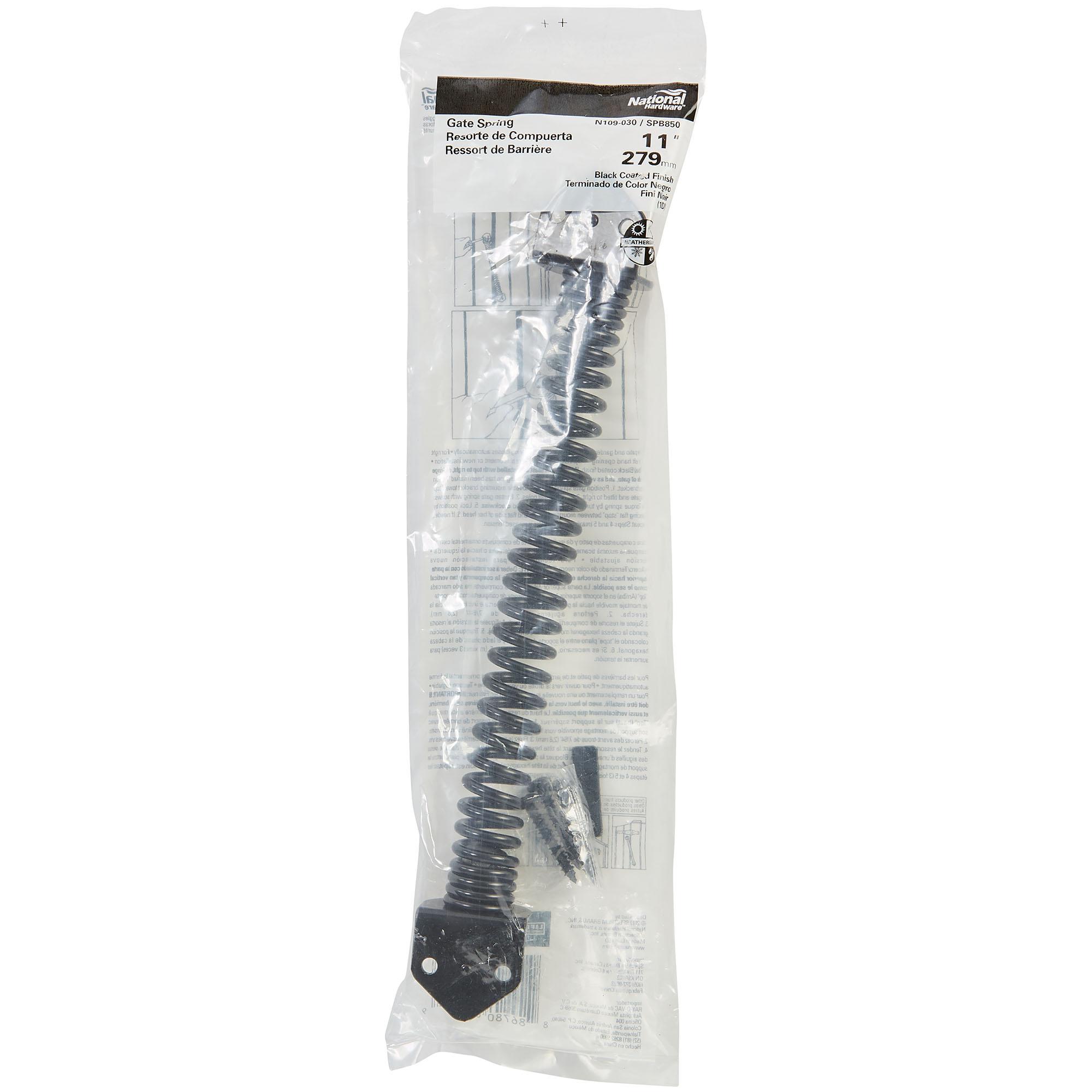 National Hardware - N109-030 SPB850 11" Door & Gate Spring Door & Gate Spring in Black