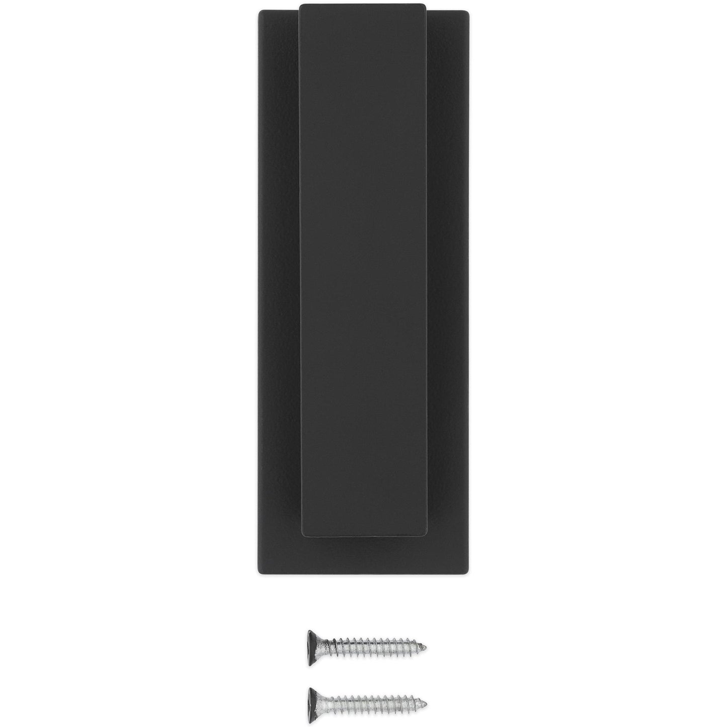 National Hardware - V1916 Reed Door Knocker - Matte Black