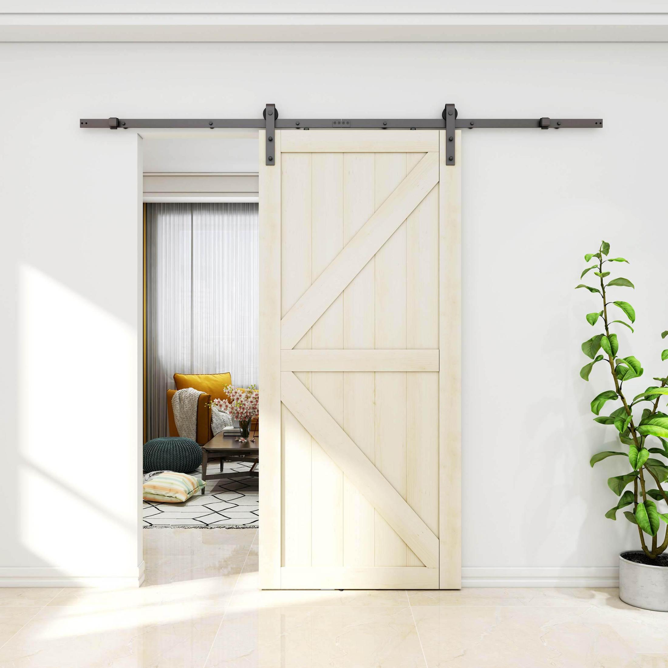 Barn Strap Style Sliding Door Hardware Set
