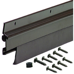 07153 - Aluminum and Vinyl Flex-O-Matic Screw-On Door Sweep, 36 Inches, Dark Bronze