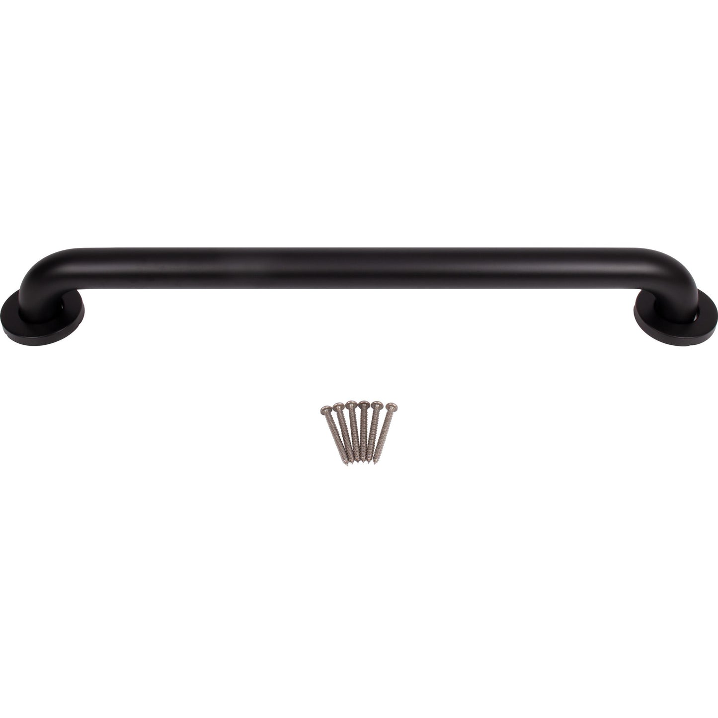 Stone Harbor Hardware Grab Bar, 24 Inches, 1-1/2" Diameter, 1-1/2" Wall Clearance, Concealed Screws, Matte Black