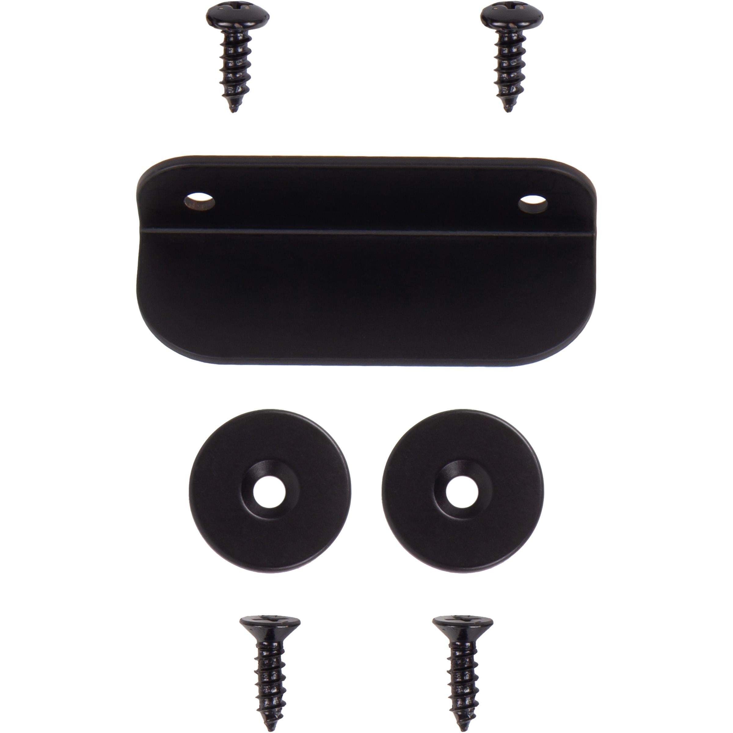 Stone Harbor Hardware Magnetic Catch System, 2 Magnets, Top Door Installation, Black