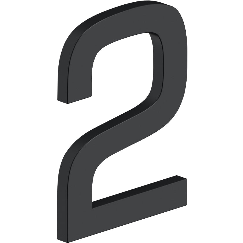 House Number 2 with Risers (E Series) - Matte Black