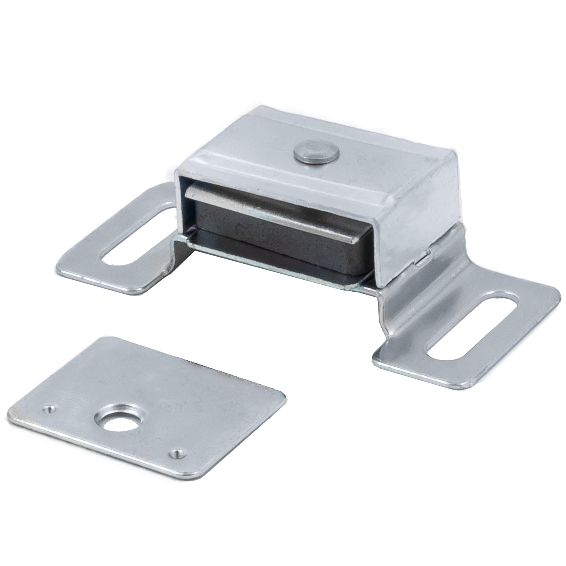 Stone Harbor Hardware Magnetic Catch, Single Magnet, Satin Aluminum