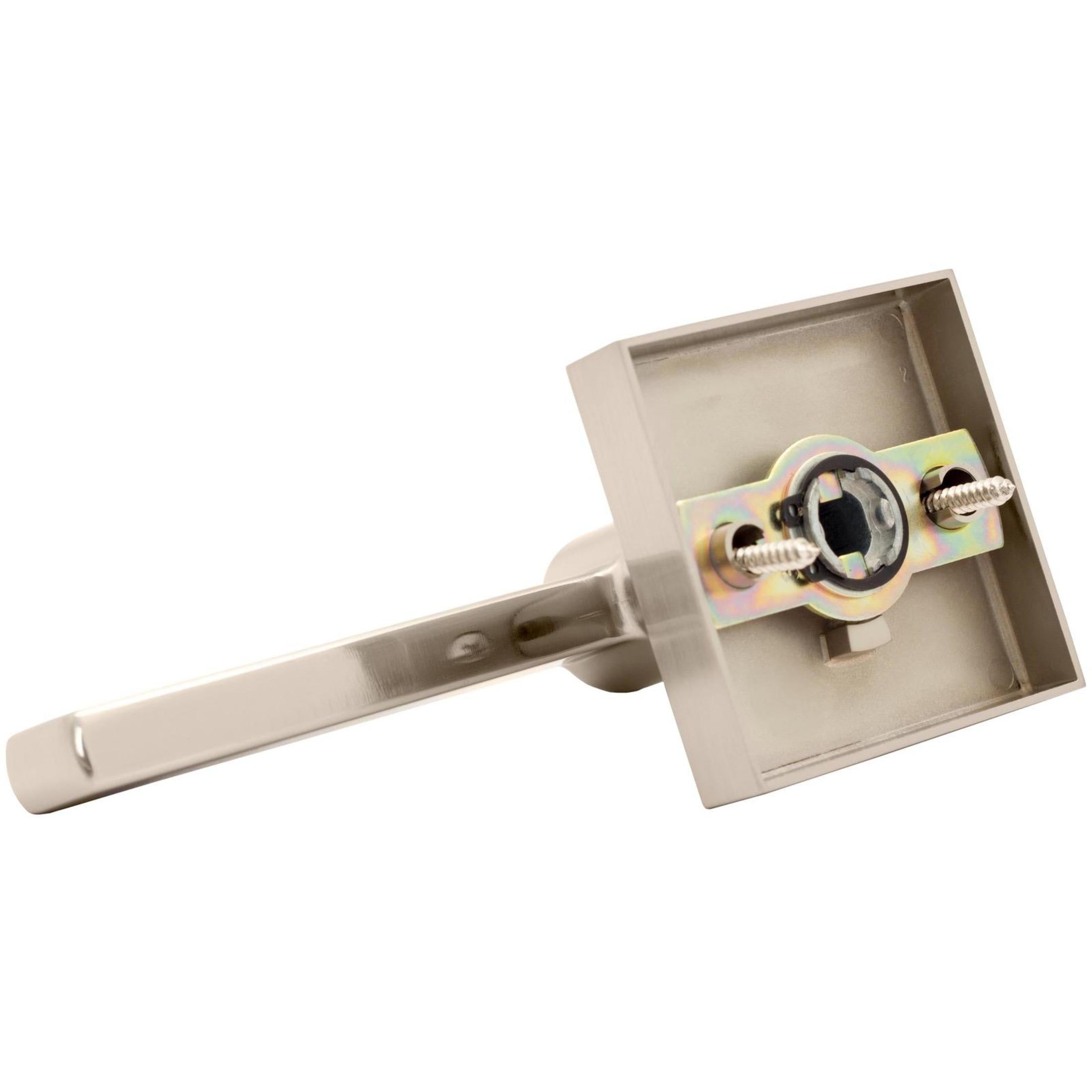 Vienna Door Lever with Square Rosette, Dummy (Non-Turning) Function
