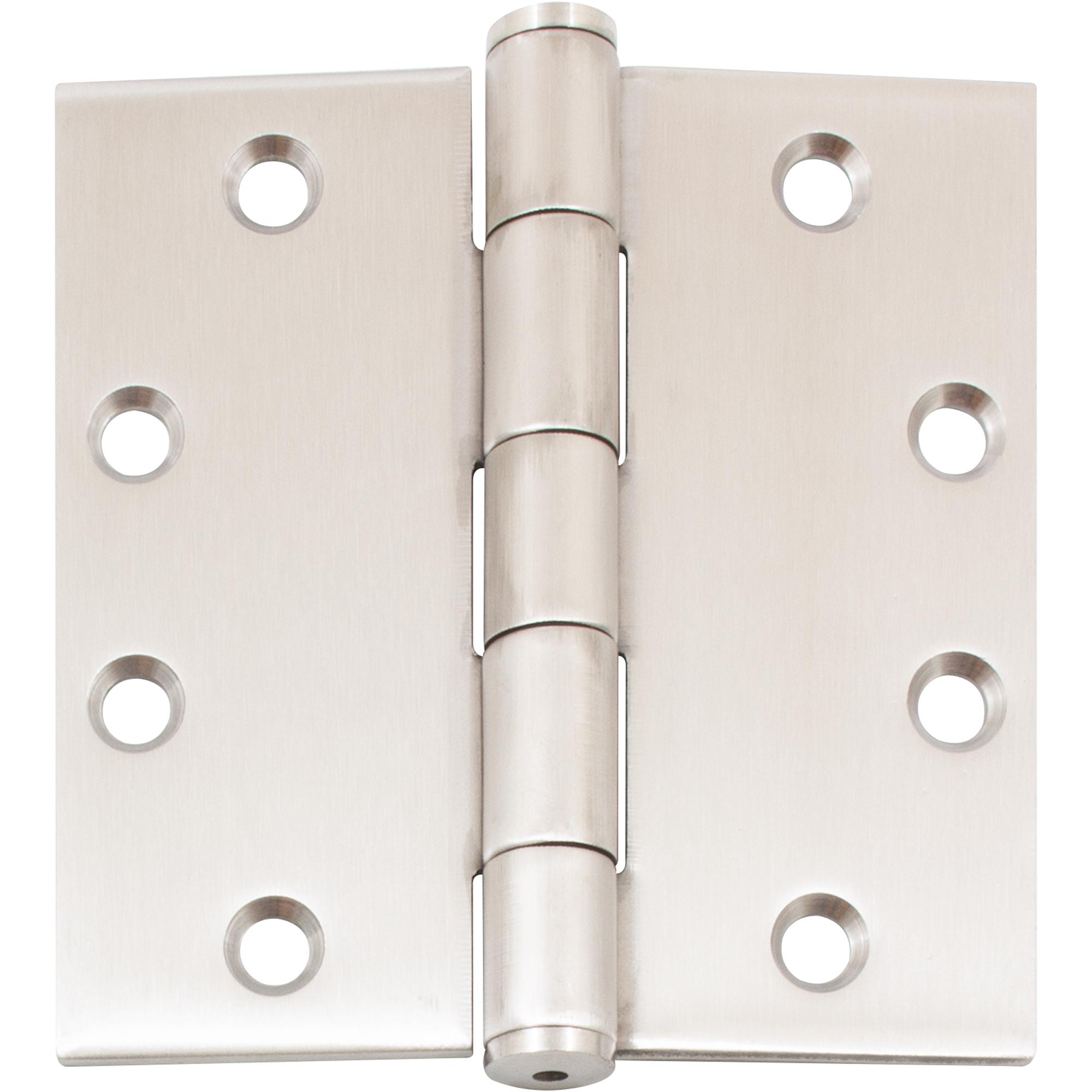 Commercial Grade Plain Bearing Hinge, 4-1/2 Inches, Square Corner, .134 Gauge