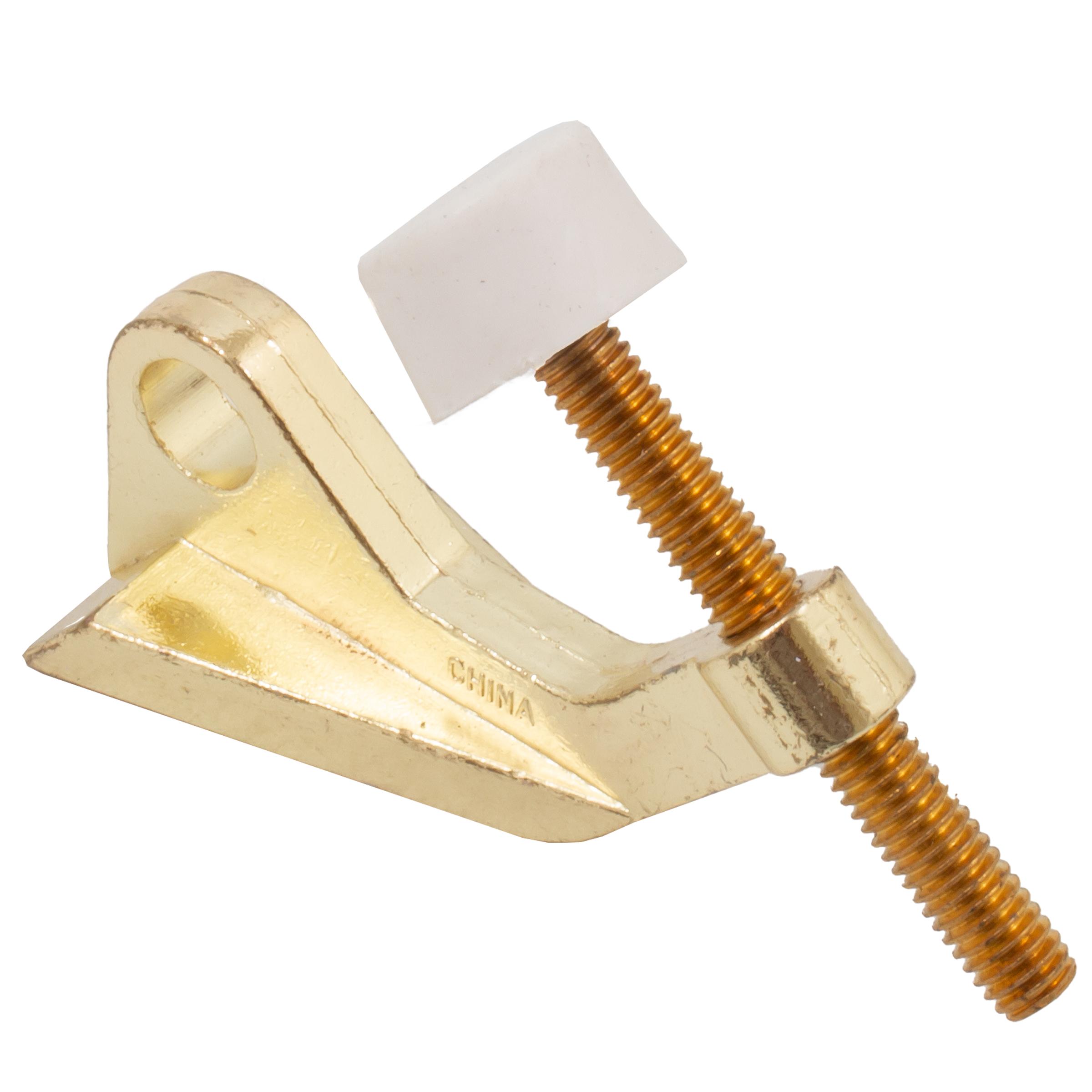 Door Saver Commercial Hinge Stop - Polished Brass