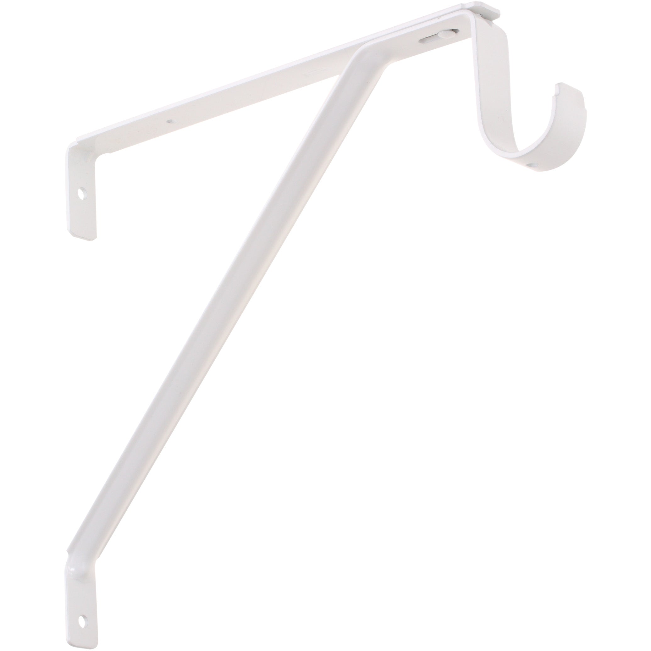 213BC Shelf / Rod Bracket - White