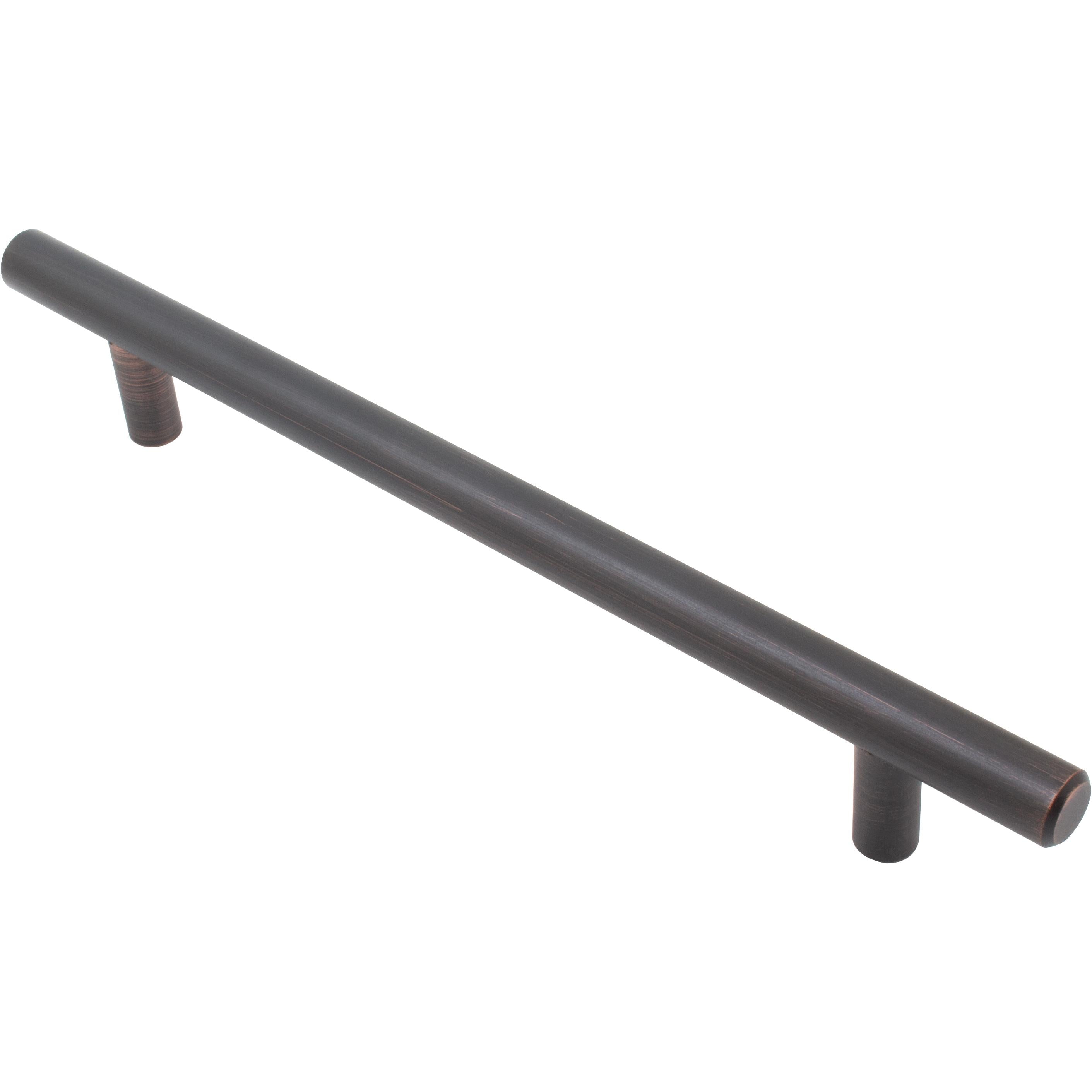 Stone Harbor Hardware Bar Cabinet Pull, 160 Millimeters, 220mm Overall Length, Vintage Bronze