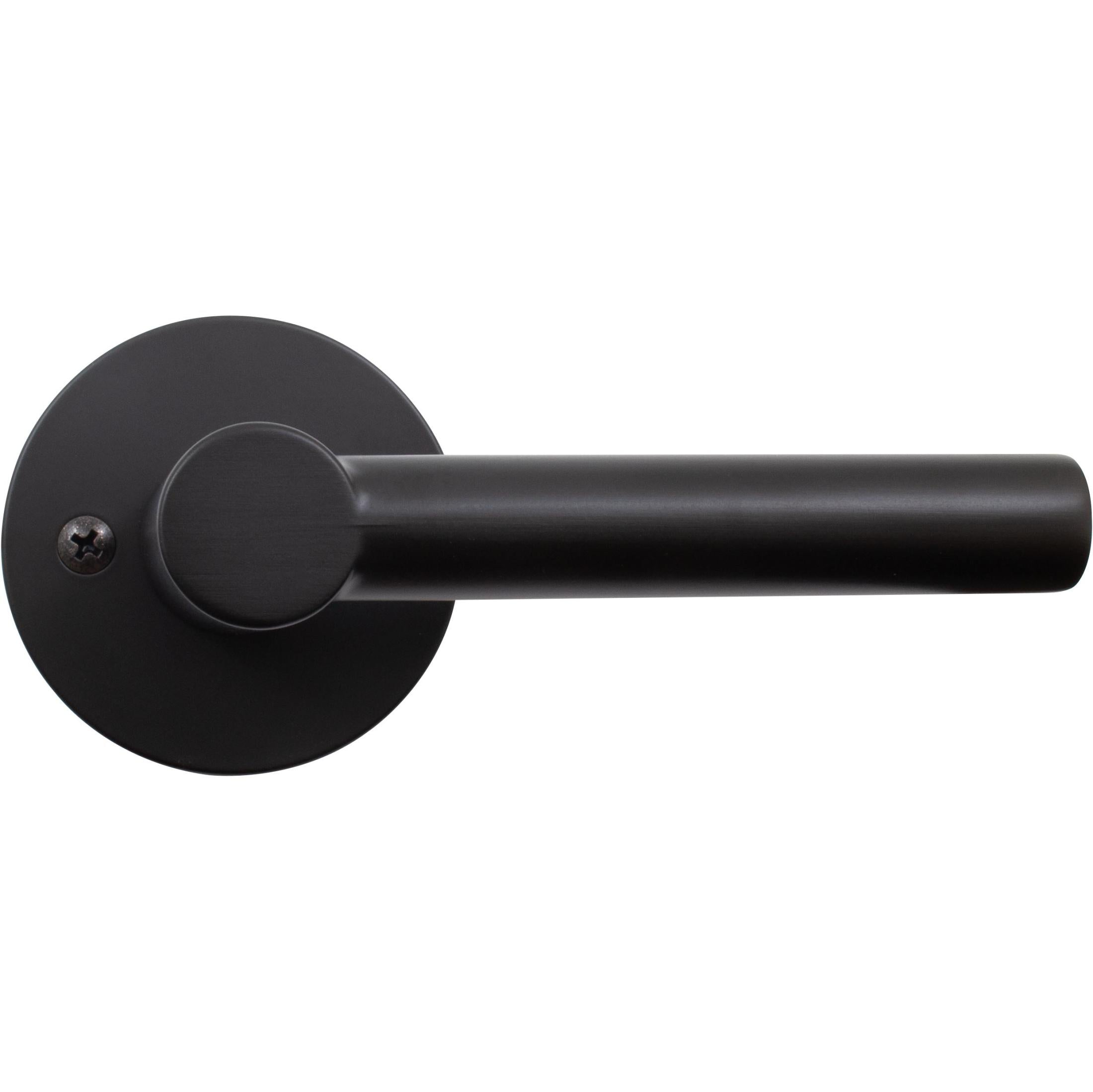 Zurich Door Lever with Round Rosette, Dummy (Non-Turning) Function