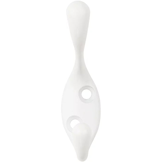 V166 Heavy Duty Coat / Hat Hook - White