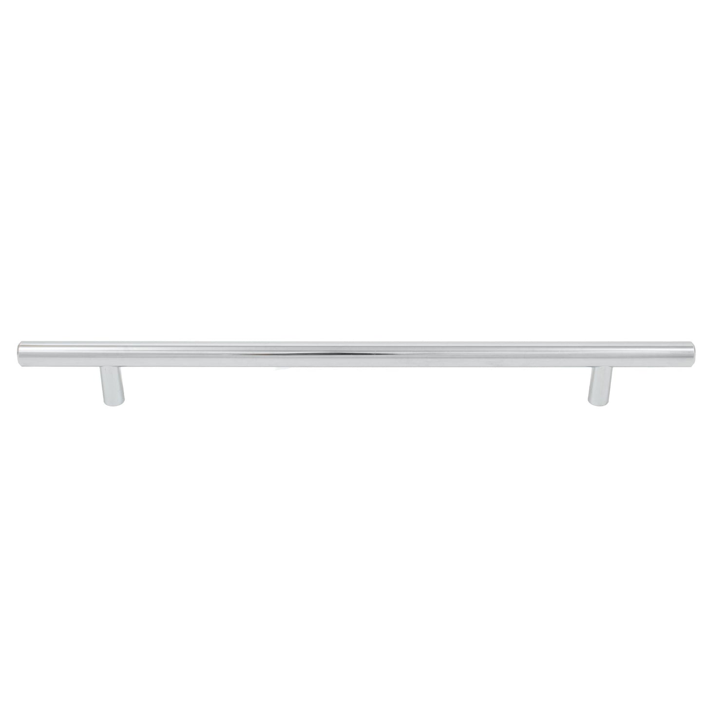 Stone Harbor Hardware Bar Cabinet Pull, 224 Millimeters, 304mm Overall Length, Polished Chrome