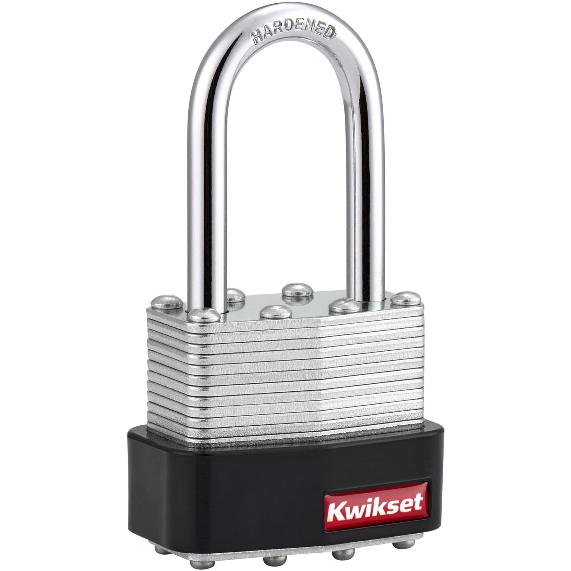 Kwikset 1-9/16" Laminated Padlock with 1-1/2" Shackle