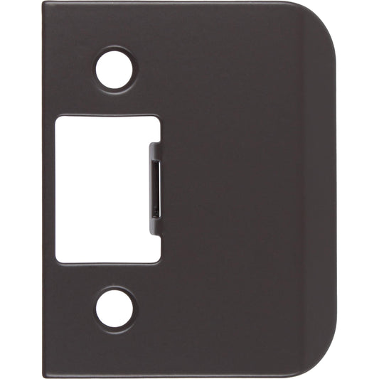 Stone Harbor Hardware Tall Square Corner Extended Lip Strike, 2-1/2" x 1-1/2", (2" Overall Length), Oil-Rubbed Bronze
