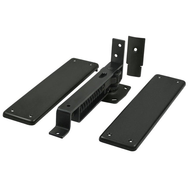 DASH95U19 Hold-Open Double Acting Floor Hinge - Matte Black