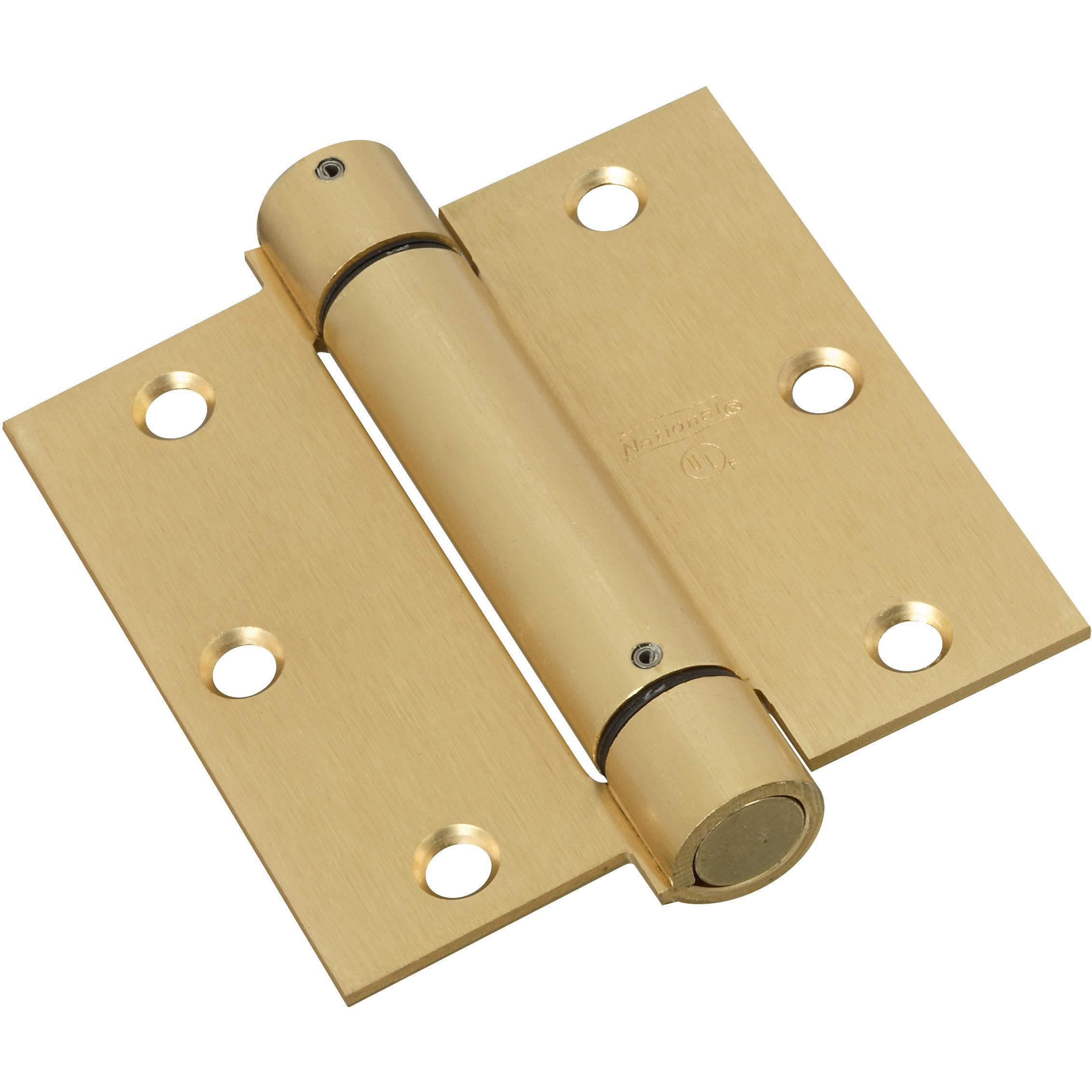 V520 3-1/2" Spring Hinge 1/pk - Polished Brass