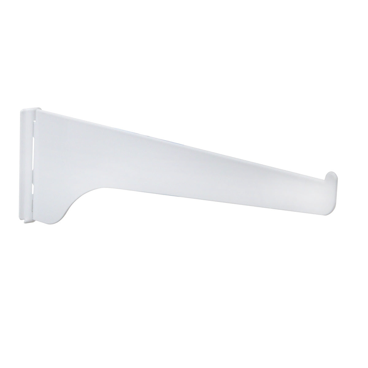 180 WH 18" Single Track Shelf Bracket - White