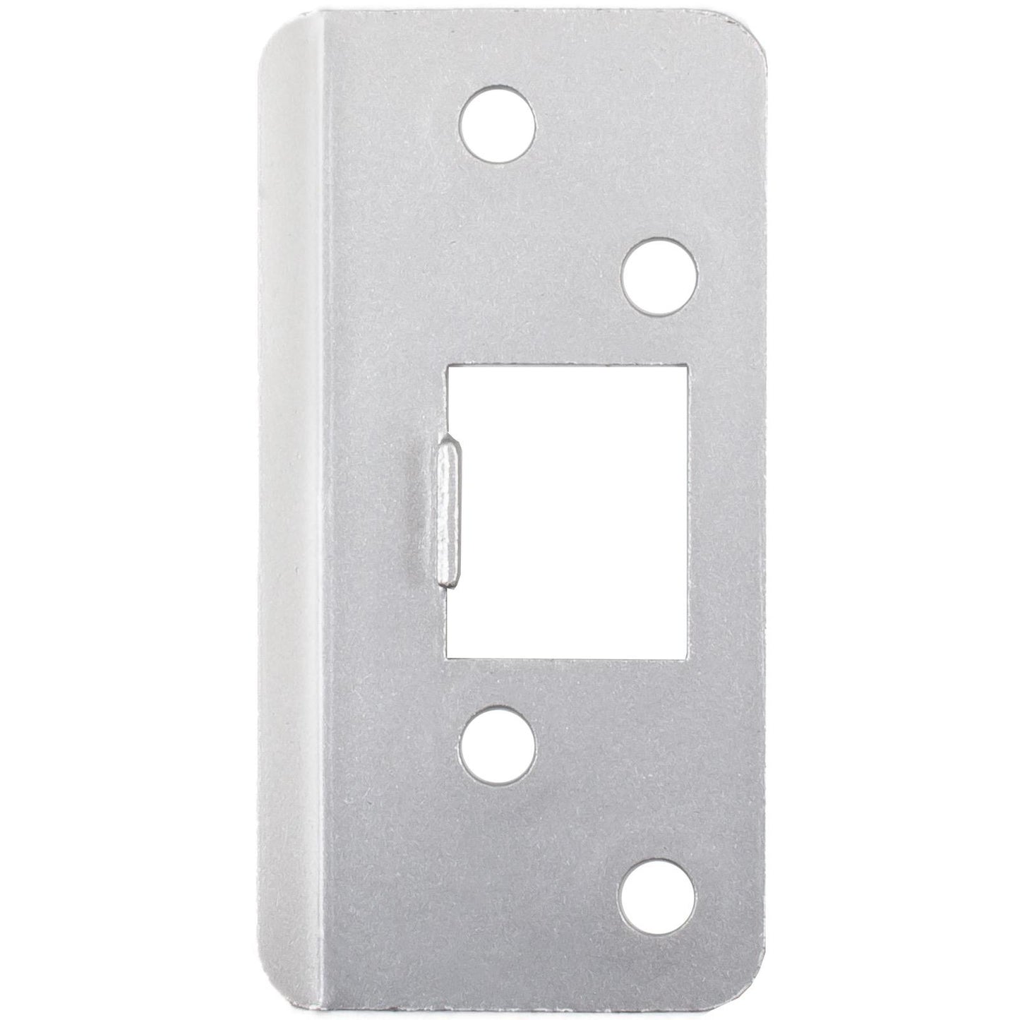 Stone Harbor Hardware Jamb Saver Strike Plate, 1-7/8" x 3-5/8", 2-1/4" Center-to-Center, Satin Chrome