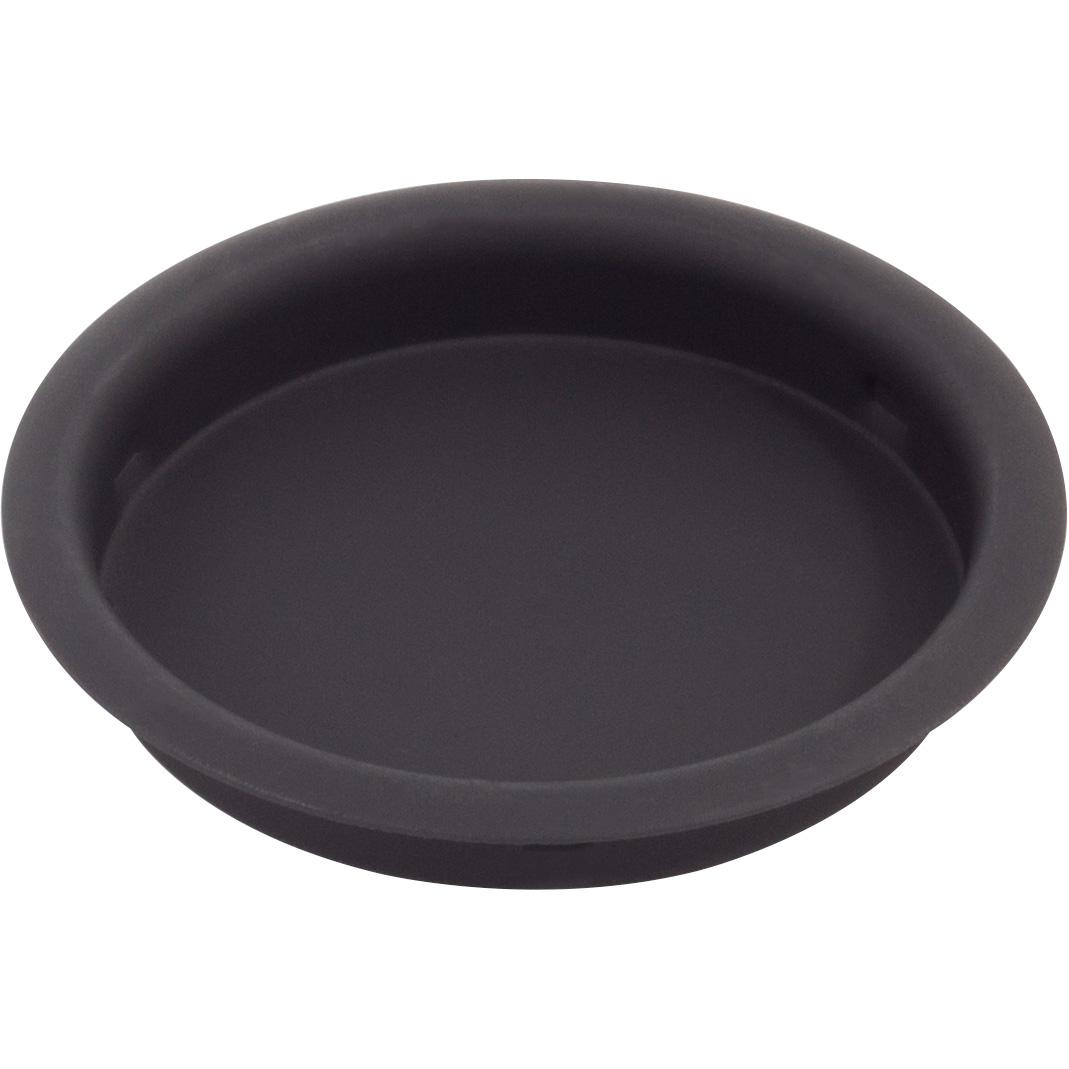 Stone Harbor Hardware Flush Door Pull, 2-1/8 Inches, Matte Black