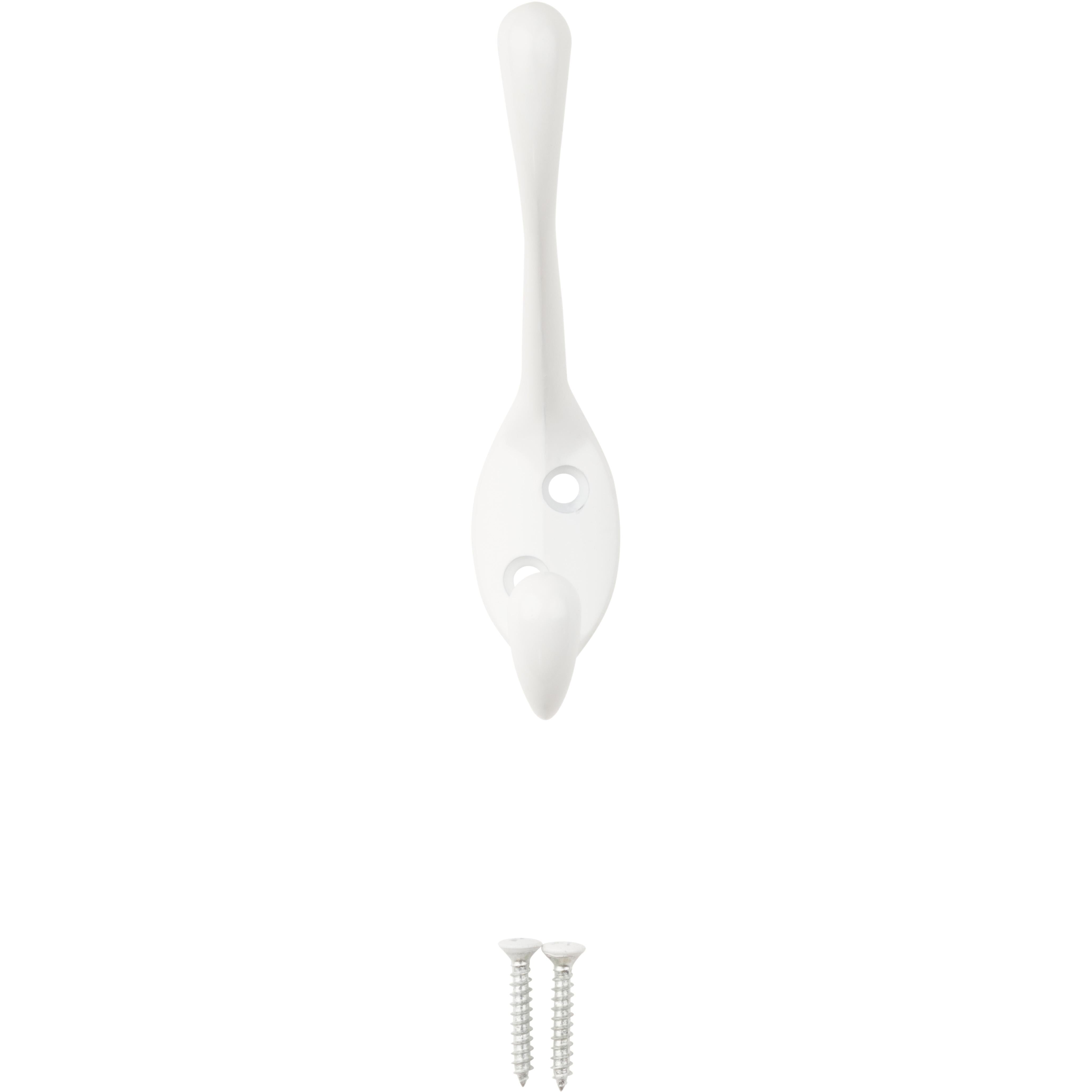 V167 Heavy Duty Garment Hook - White