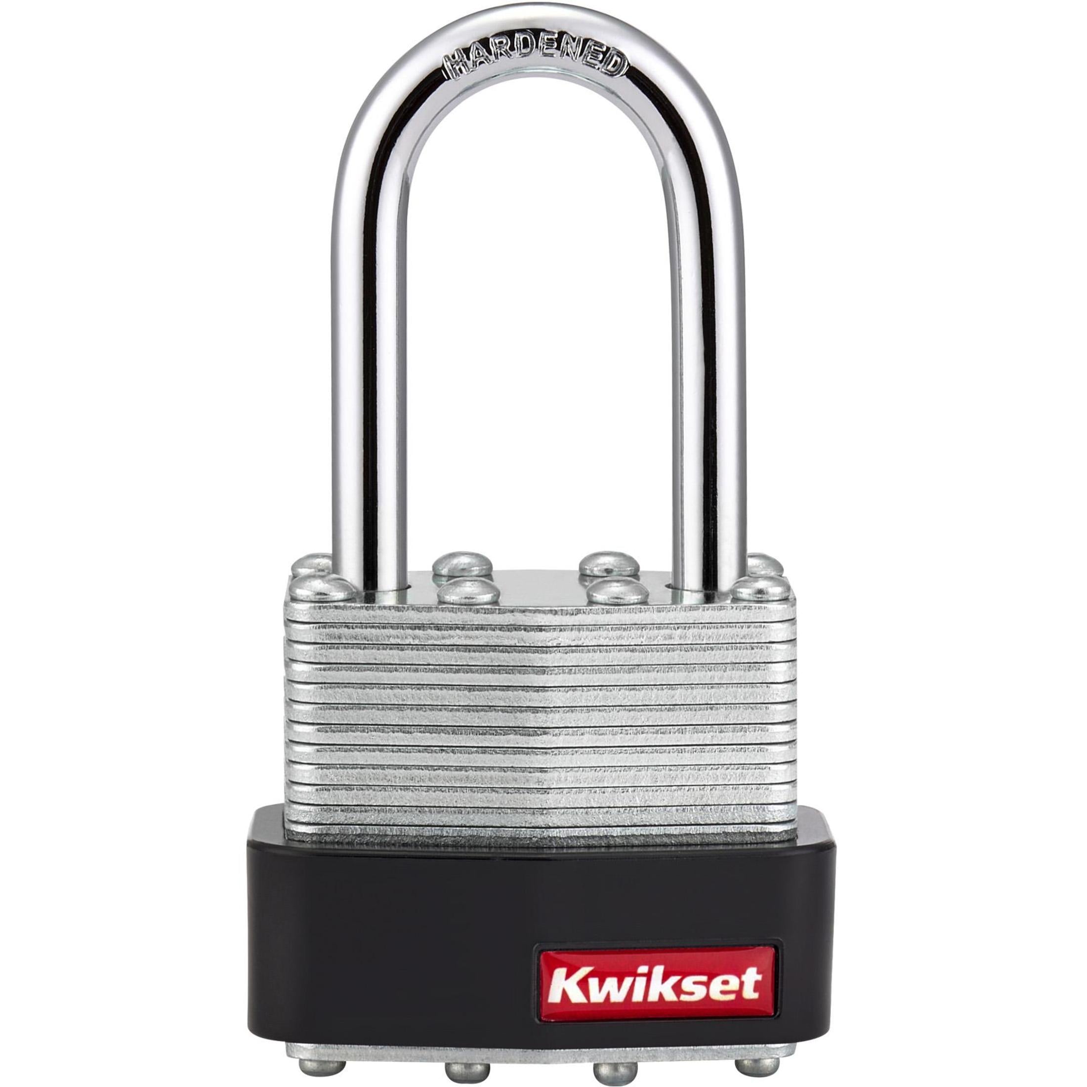 Kwikset 1-9/16" Laminated Padlock with 1-1/2" Shackle