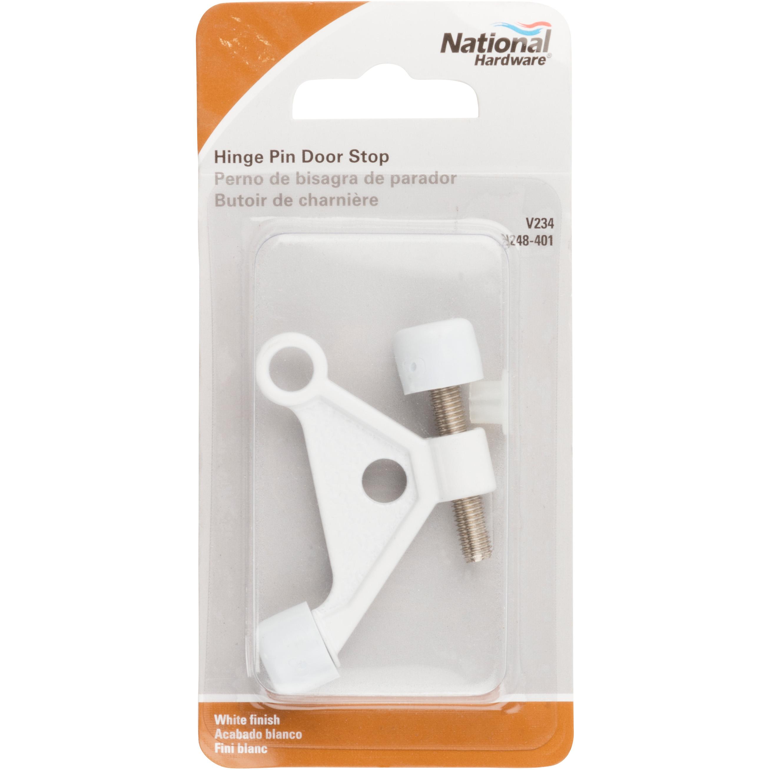 V234 Hinge Pin Door Stop - White