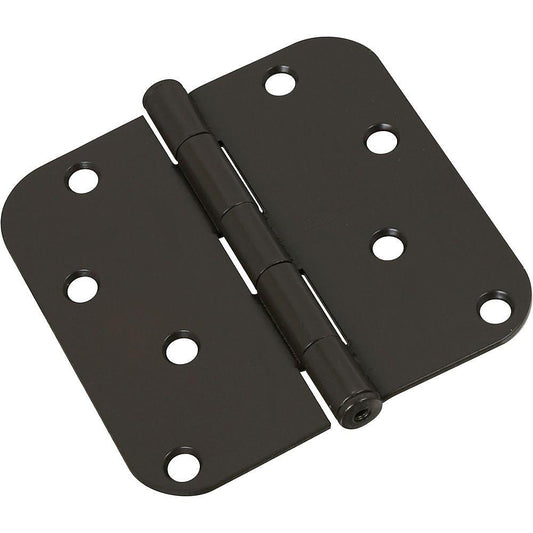 National Hardware - SPB512R5/8 4" 5/8R Hinge 1/pk - Oil-Rubbed Bronze