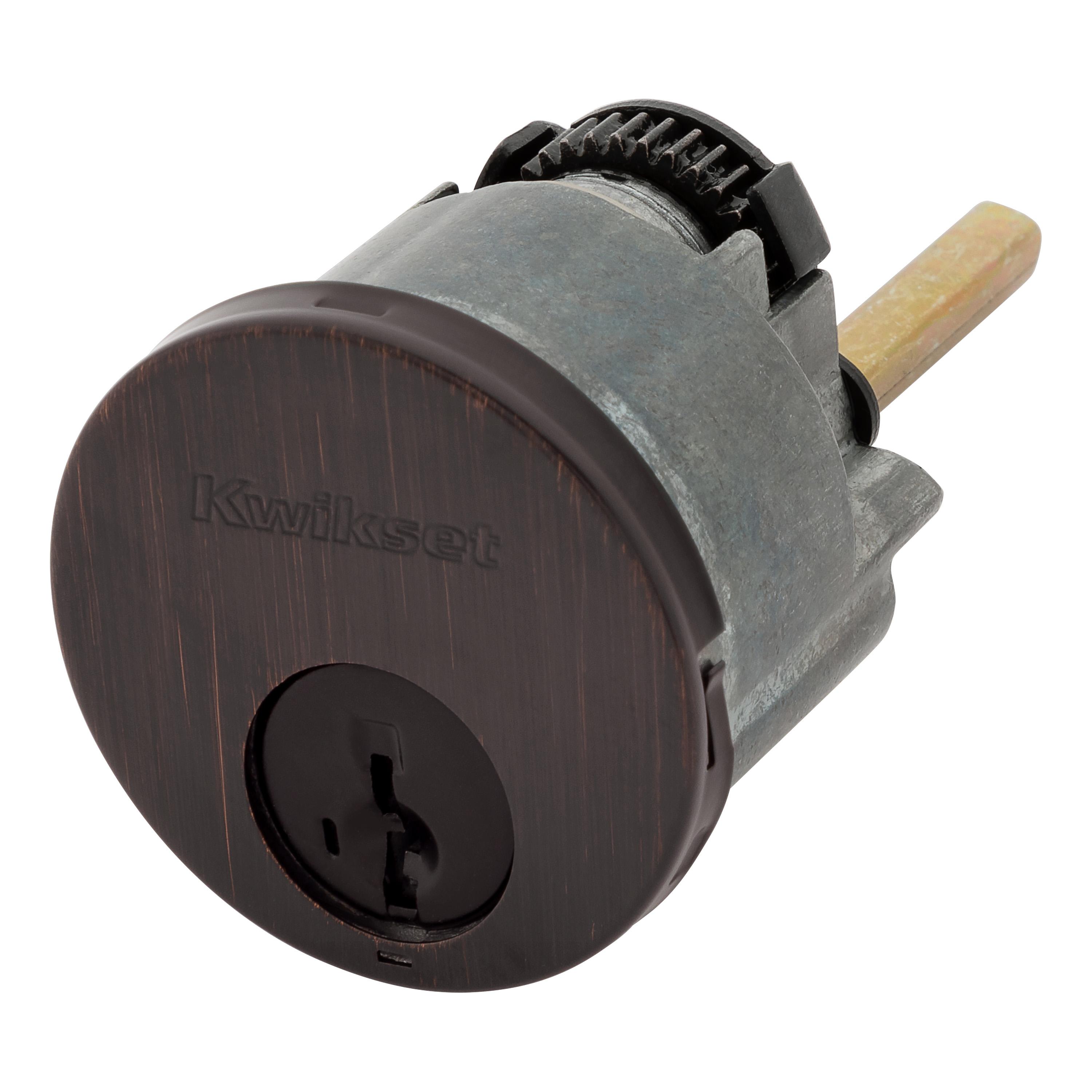 83744-001 Key Control Deadbolt Cylinder with Housing - Venetian Bronze