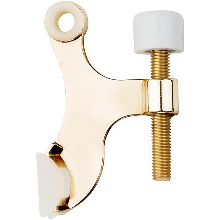 National Hardware - V227 Hinge Pin Door Stop - Polished Brass