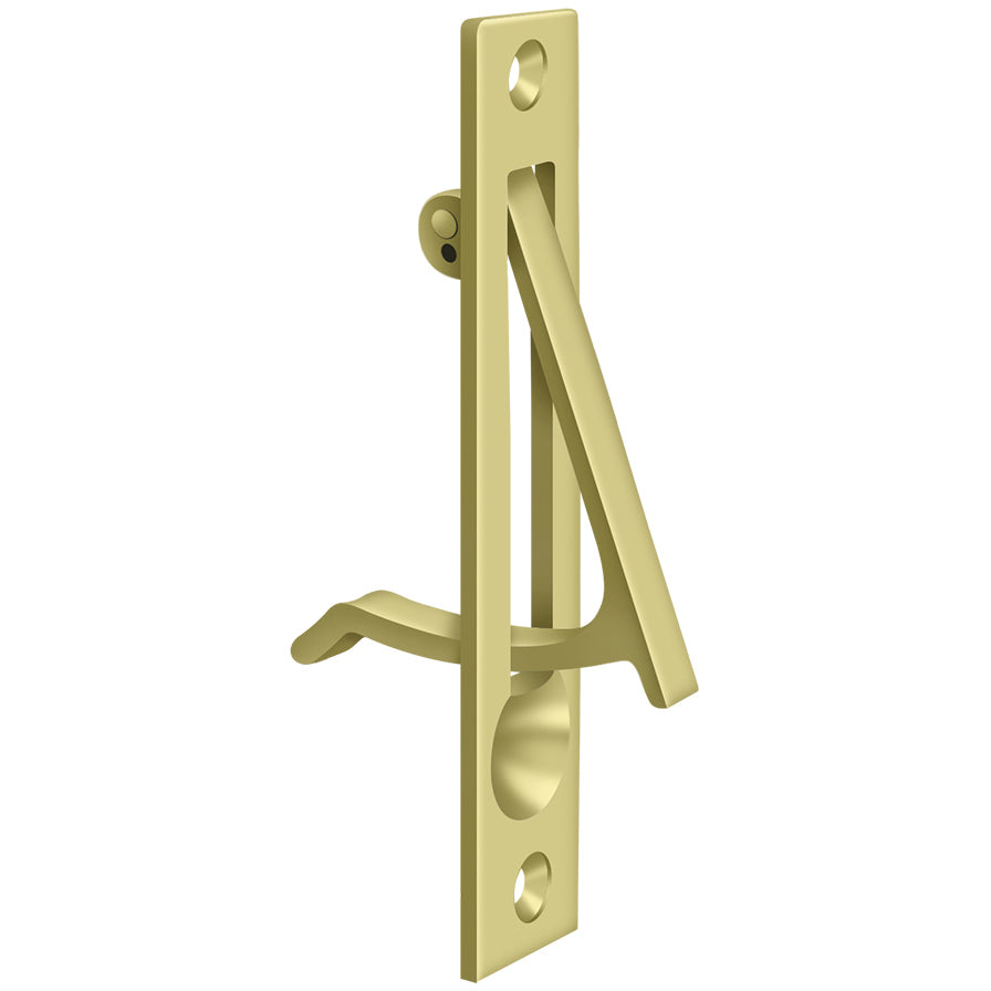EP475U3 4" x 3/4" Edge Pull - Polished Brass