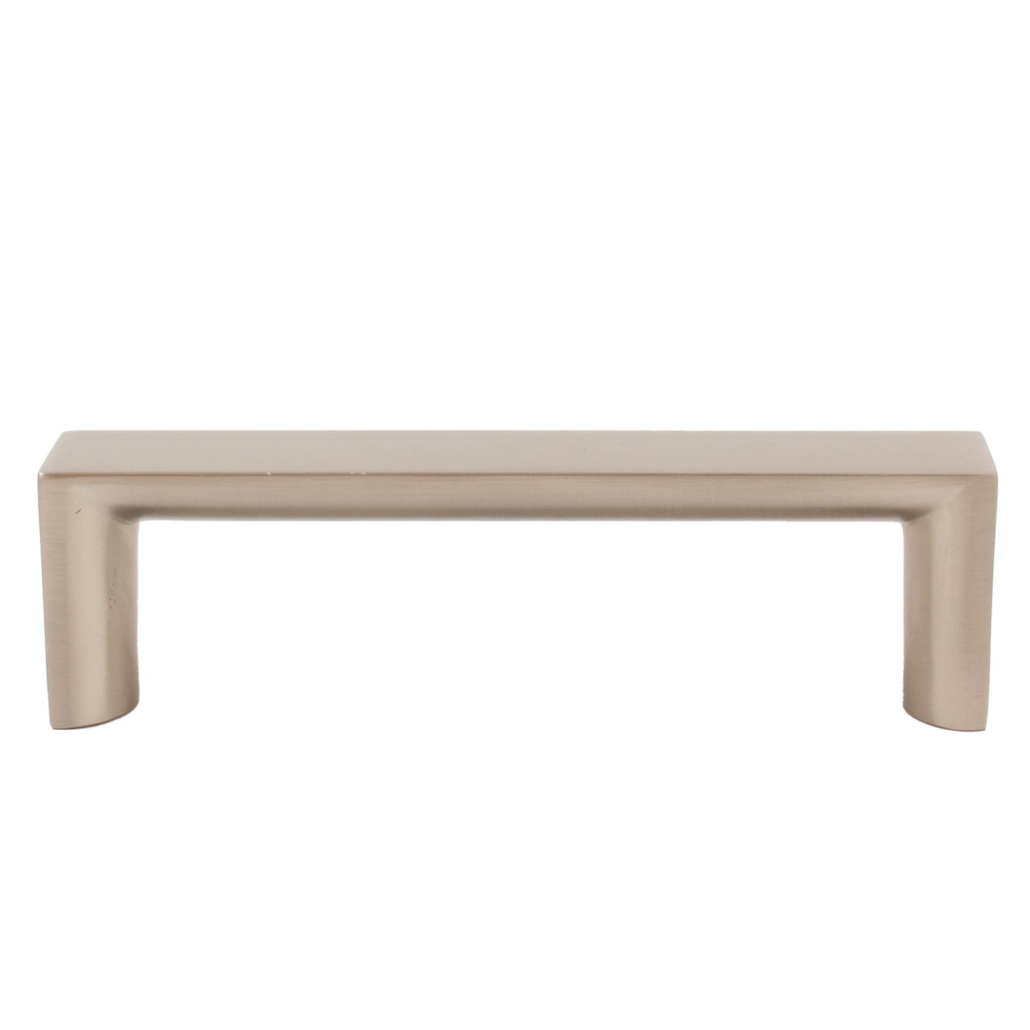 Stone Harbor Hardware Plateau Cabinet Pull, 96 Millimeters, Satin Nickel