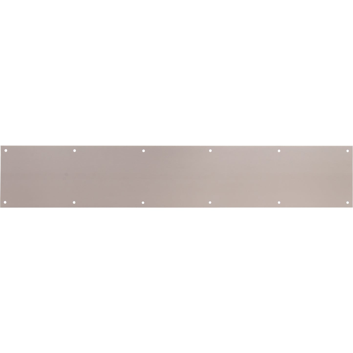 Stone Harbor Hardware Kick Plate with Screws, 6" x 34", Satin Nickel