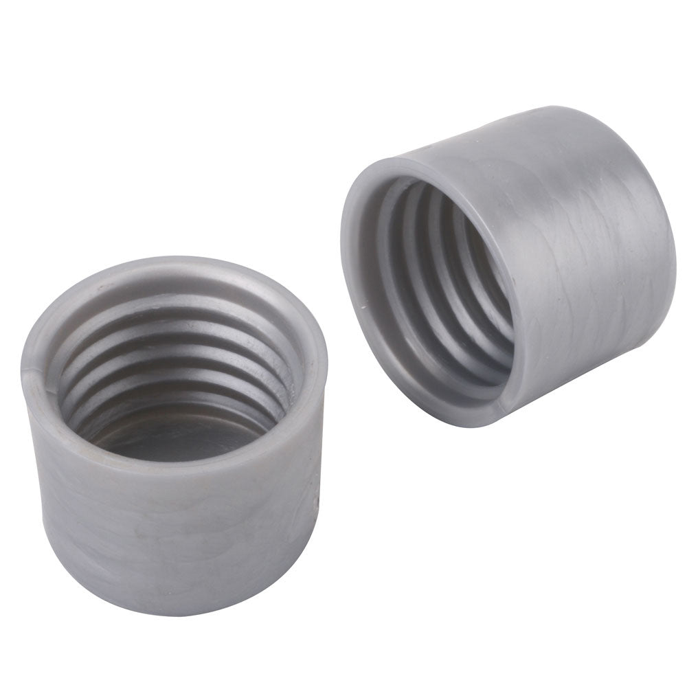 CD-0019-PM Closet Pole End Caps 2/pk - Platinum