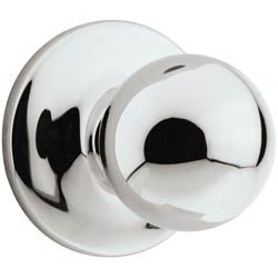 Kwikset Polo Hall/Closet Knob in Polished Chrome