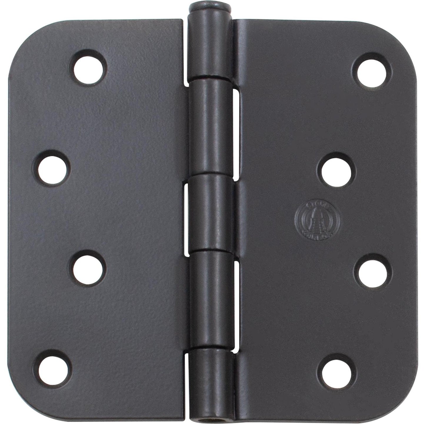 Stone Harbor Hardware Standard Hinge, 4 Inches, 5/8" Radius Corner, Bulk Pack (100 Each), Matte Black
