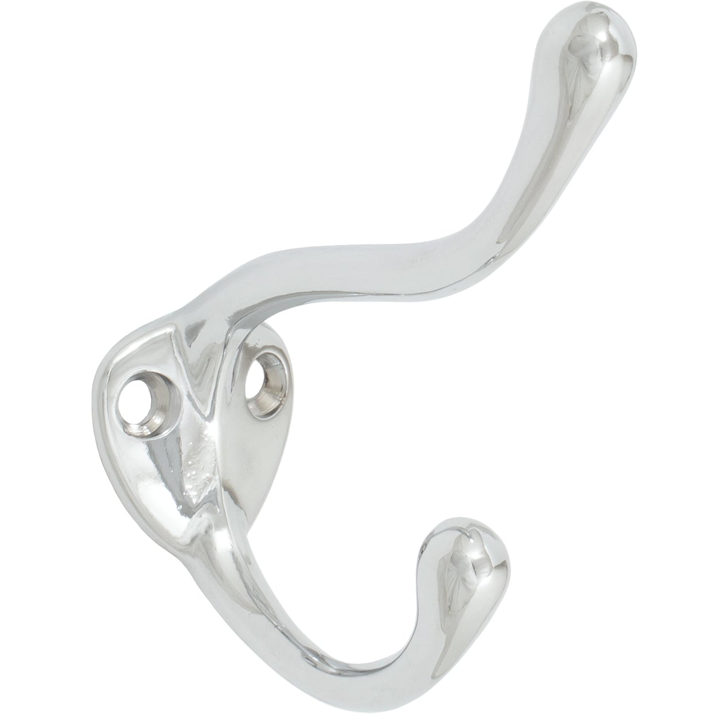 Stone Harbor Hardware Coat & Hat Hook, 3-1/2" High, 2-1/4" Projection, Polished Chrome
