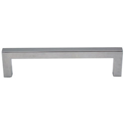 Stone Harbor Hardware Contemporary Square Cabinet Pull, 128 Millimeters, Zinc Base Material, Polished Chrome